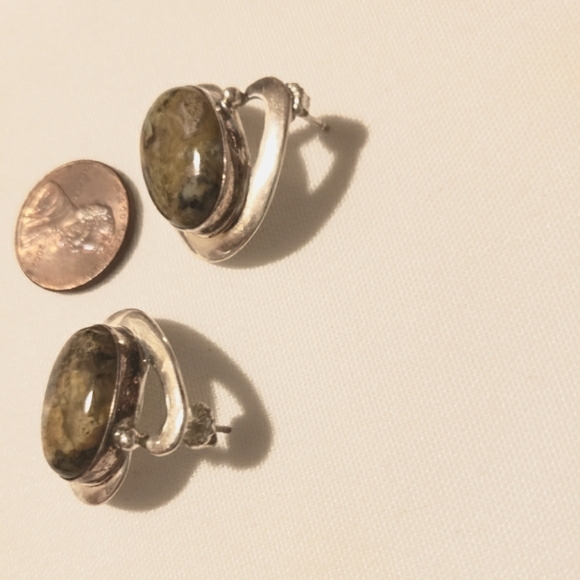 DRT Jay King Sterling Silver Post Earrings - Picture 1 of 9